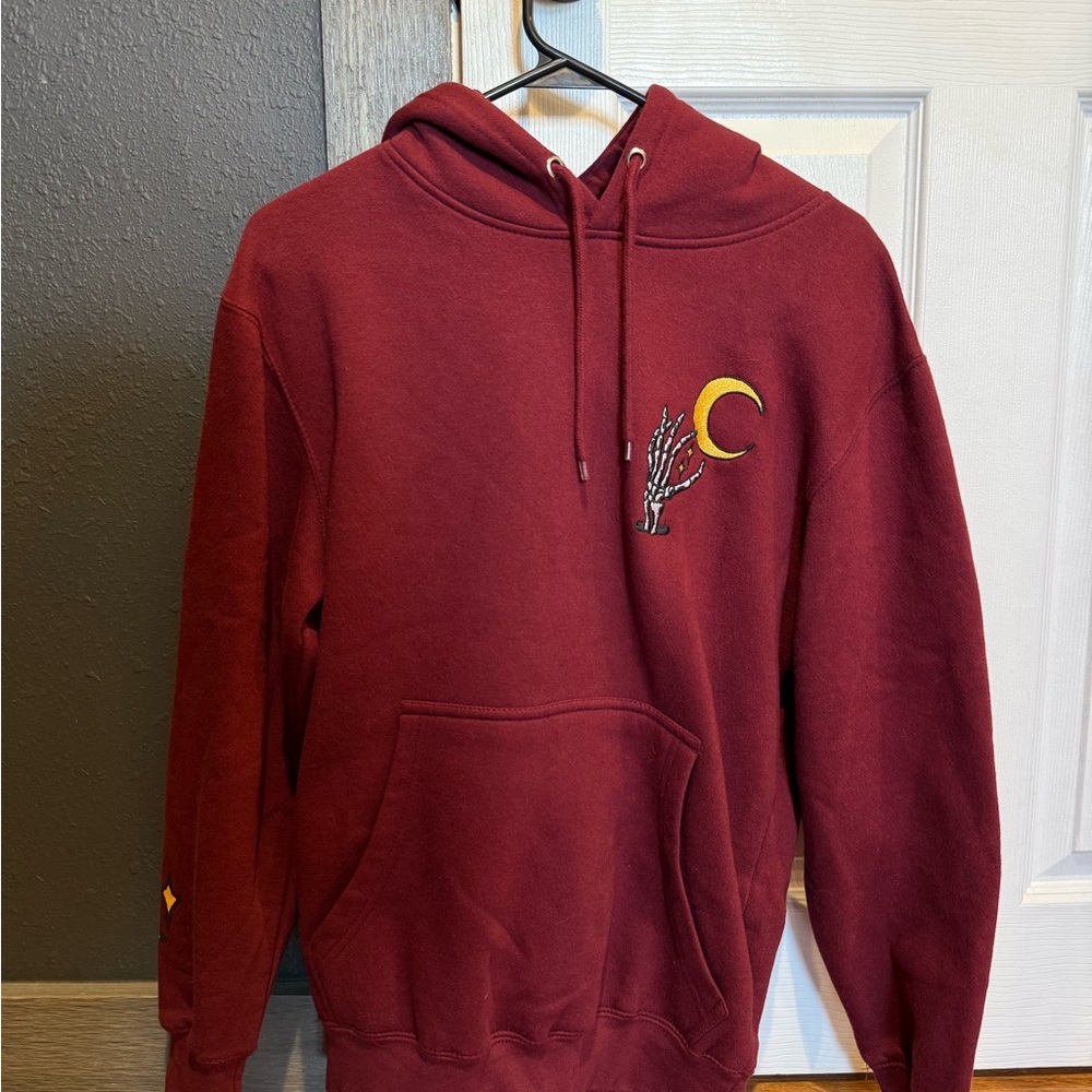 Girrlscout Til Death Do Us Part Maroon Hoodie